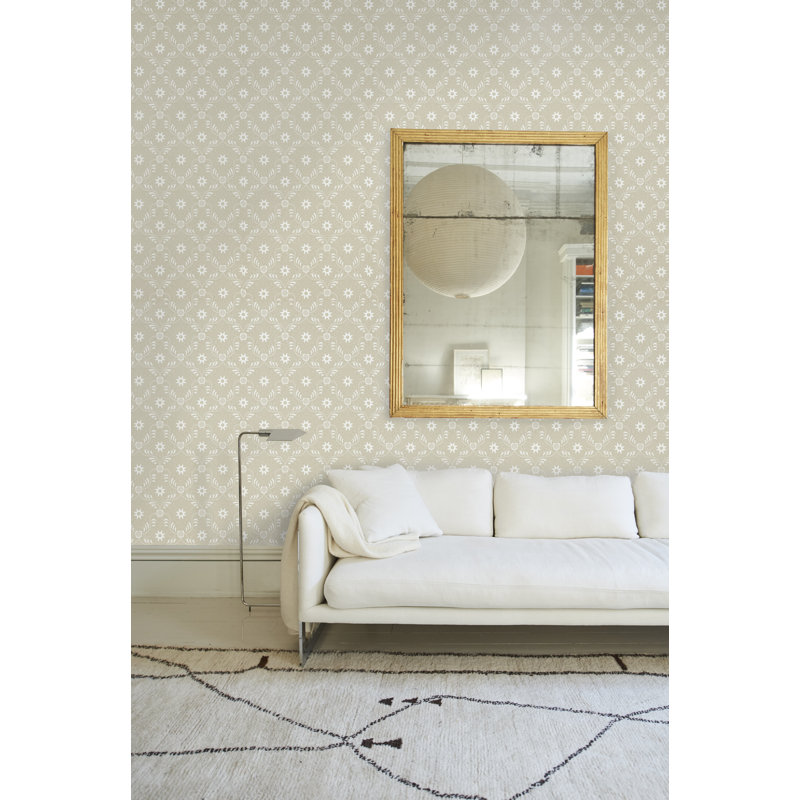 Schumacher Lancaster Geometric Wallpaper Roll Perigold